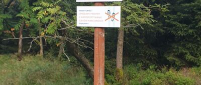 Przełęcz Śnieżnicka, rozejście szlaków