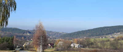 Poznachowice Górne, rozejście szlaków ↔ Grodzisko