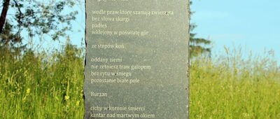 Rabka-Zdrój, ul. Parkowa ↔ Maciejowa [Pomniczek z wierszem]