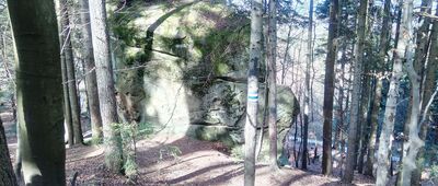 Skała Diabeł ↔ Rozejście szlaków [skała Diabeł]