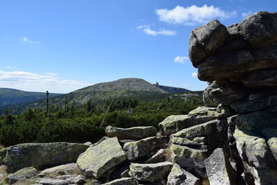 na wprost Wielki Szyszak 1509m