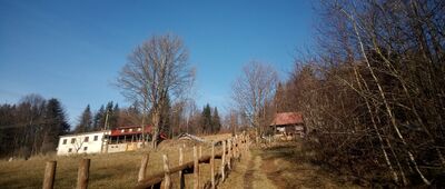 Pietraszonka, odejście do chatki ↔ Chatka AKT na Pietraszonce