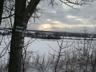 Piękne niebo na trasie