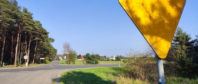 Rozejście szlaków ↔ Jasień, dworzec autobusowy [Obrzeża Jasienia]