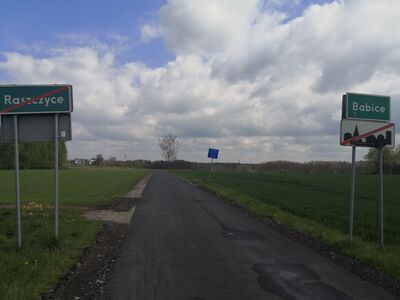 Babice/Raszczyce - granica