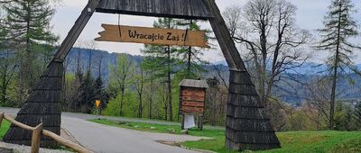 Zajazd nad Przełęczą Kocierską ↔ Przełęcz Kocierska