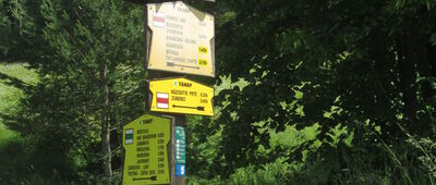 Brestová, rázcestie ↔ Blatná dolina