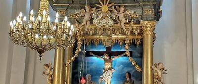 Łyczyn ↔ Cieciszew [Ołtarz główny w kościele w Słomczynie]