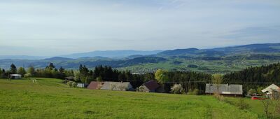 Dziedzic ↔ Pisarzowa [Widok na Beskid Sądecki]