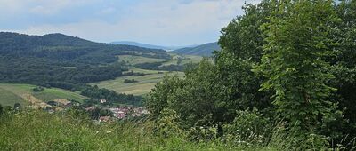 Kiczera Baligrodzka [Kiczera Baligrodzka- widok na Baligród]