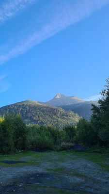 Widok na Krywań z parkingu