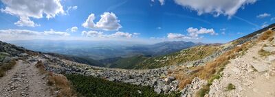 Panorama na Velky zlab