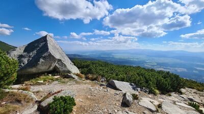 Szlak niebieski w kierunku Jamske pleso