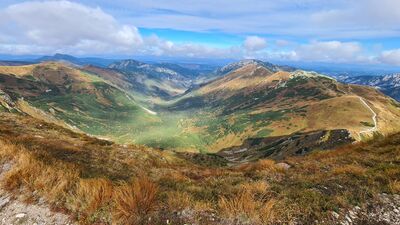 Starobociańska Dolina z Siwego Zwornika