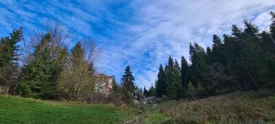 Widok na Jameriskową Skałkę