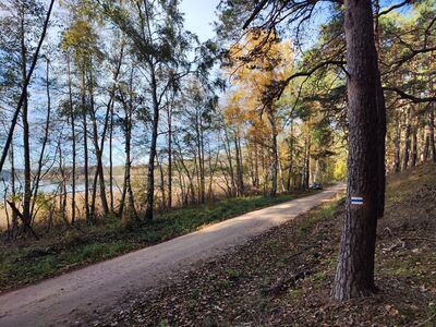 Droga nad Jeziorem Chłop