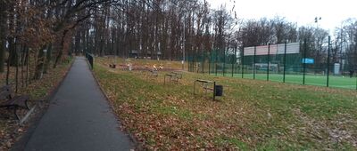 Prudnik, Park Miejski, siłownia ↔ Prudnik, park miejski