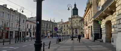 Lublin, Brama Krakowska ↔ Lublin, archikatedra [Ulica Królewska.]