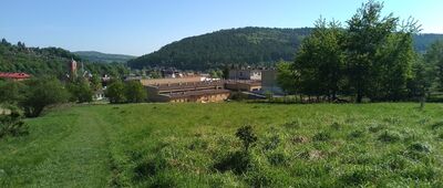 Ustrzyki Dolne, stadion ↔ Ustrzyki Dolne, odejście na cmentarz