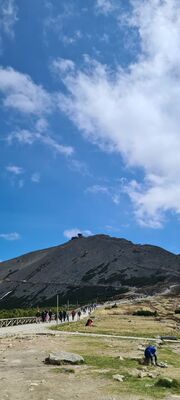 Śnieżka spod Domu Śląskiego