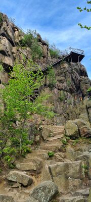 Schody na Sokolik Duży