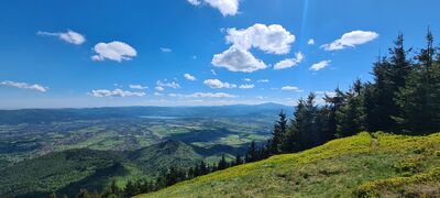 Widok ze Startowiska Parolotniowego