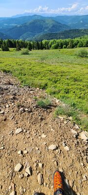 Widok na Tatry z Polany Stumorgowej