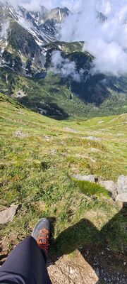 Widok w dół w kierunku Rohackich Stawów