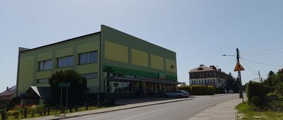 Skierbieszów [Skierbieszów. W oddali urząd gminy.]