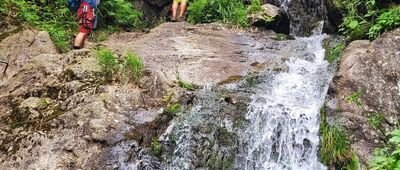 Ferrata HZS, ústie ↔ Ferrata HZS, rázc.