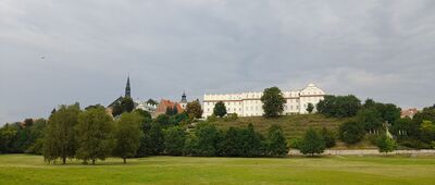 Sandomierz, rzeka Wisła [Błonia i Stare Miasto]