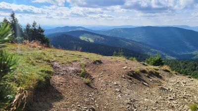 Widok na Halę Cudzichową