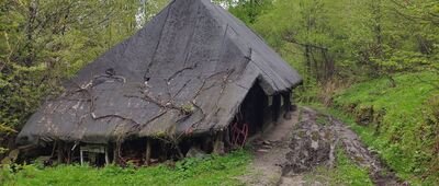 Kozubnik ↔ Pod Żarem, odejście szlaku czarnego