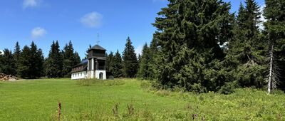 Černá bouda ↔ Černá hora, wieża widokowa