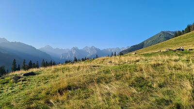 Widok na Tatry z Rusinowej Polany