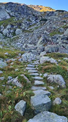 Żółty szlak pod Wielką Kopką