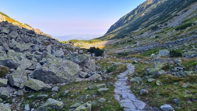 Widok spod Wielkiej Kopki w kierunku południowym