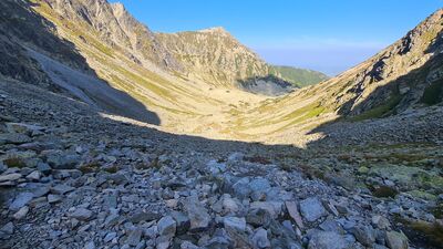 Zadnie Usypy i Dolina Pańszczycy z żółtego szlaku pod Krzyżnem