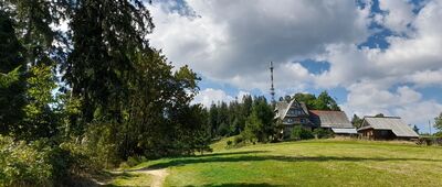 Skrzyżowanie szlaków ↔ Gubałówka, przekaźnik RTV