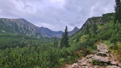 Niebieski szlak do Czarnego Stawu Gąsienicowego