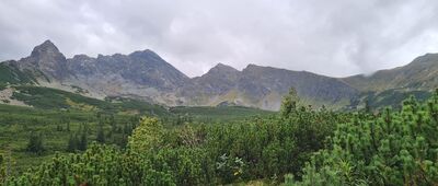 Hala Gąsienicowa [Panorama w Dolinie Zielonej Gąsienicowej]