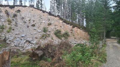 Czarny szlak w Dolinie Suchej Wody