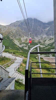 Dolna stacja kolei linowej na Łomnicę