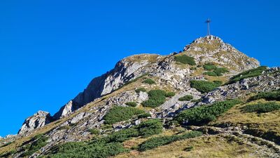 Giewont z Wyżniej Kondrackiej Przełęczy