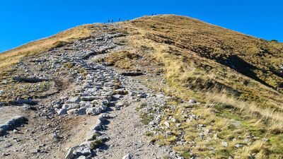 Podejście na Kopę Kondracką (żółty szlak)