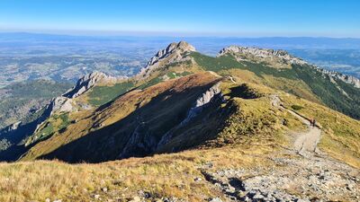 Giewont spod szczytu Kondrackiej Kopy