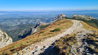 Giewont spod szczytu Kondrackiej Kopy