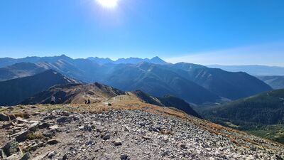 Panorama Tatr z Kopy Kondrackiej