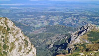 Wielka Turnia i Mały Giewont z Kopy Kondrackiej