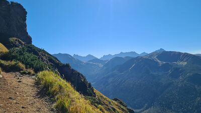 Na czerwonym szlaku głównej Grani Tatr Zachodnich